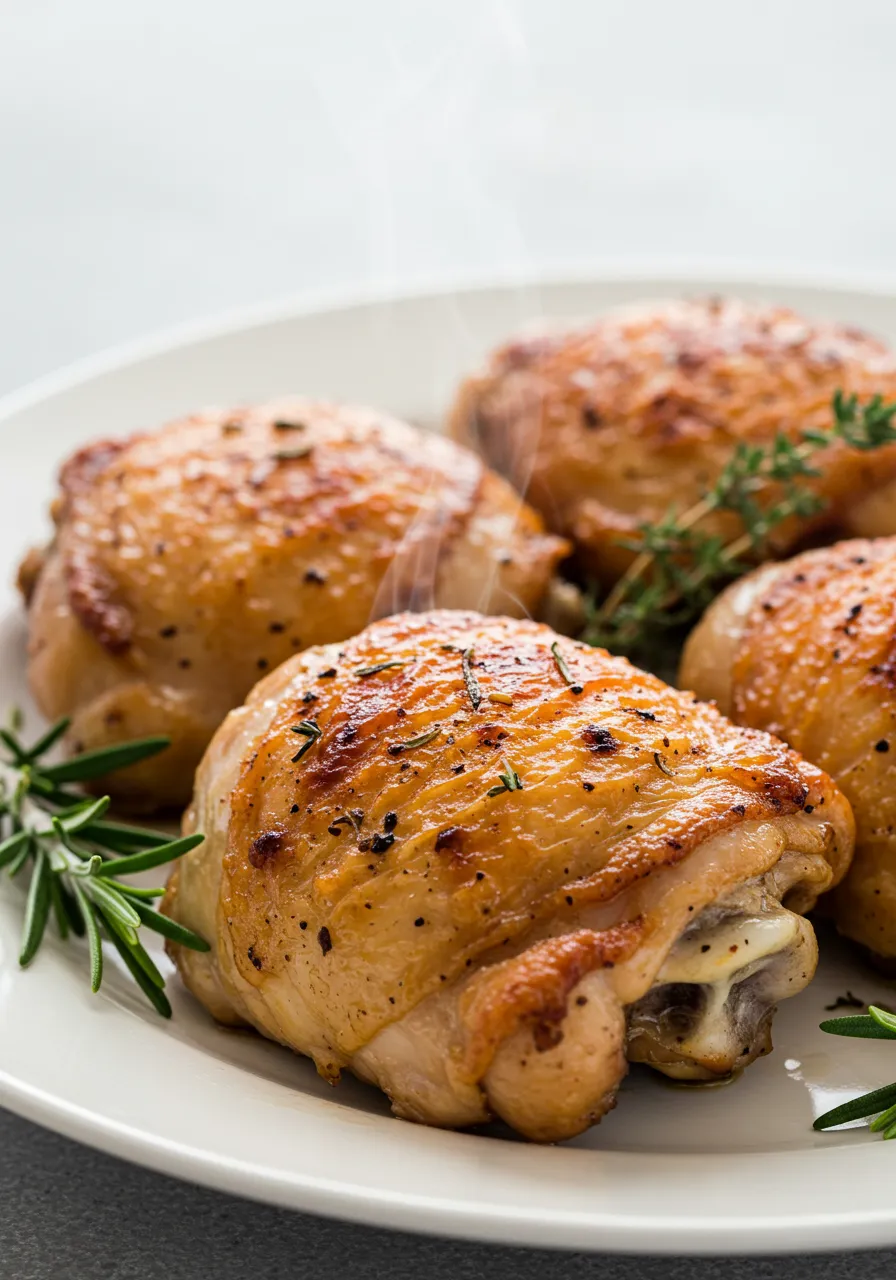 Crispy Chicken Thighs